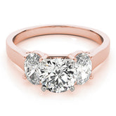 Engagement Rings 3 Stone Oval - TN83439